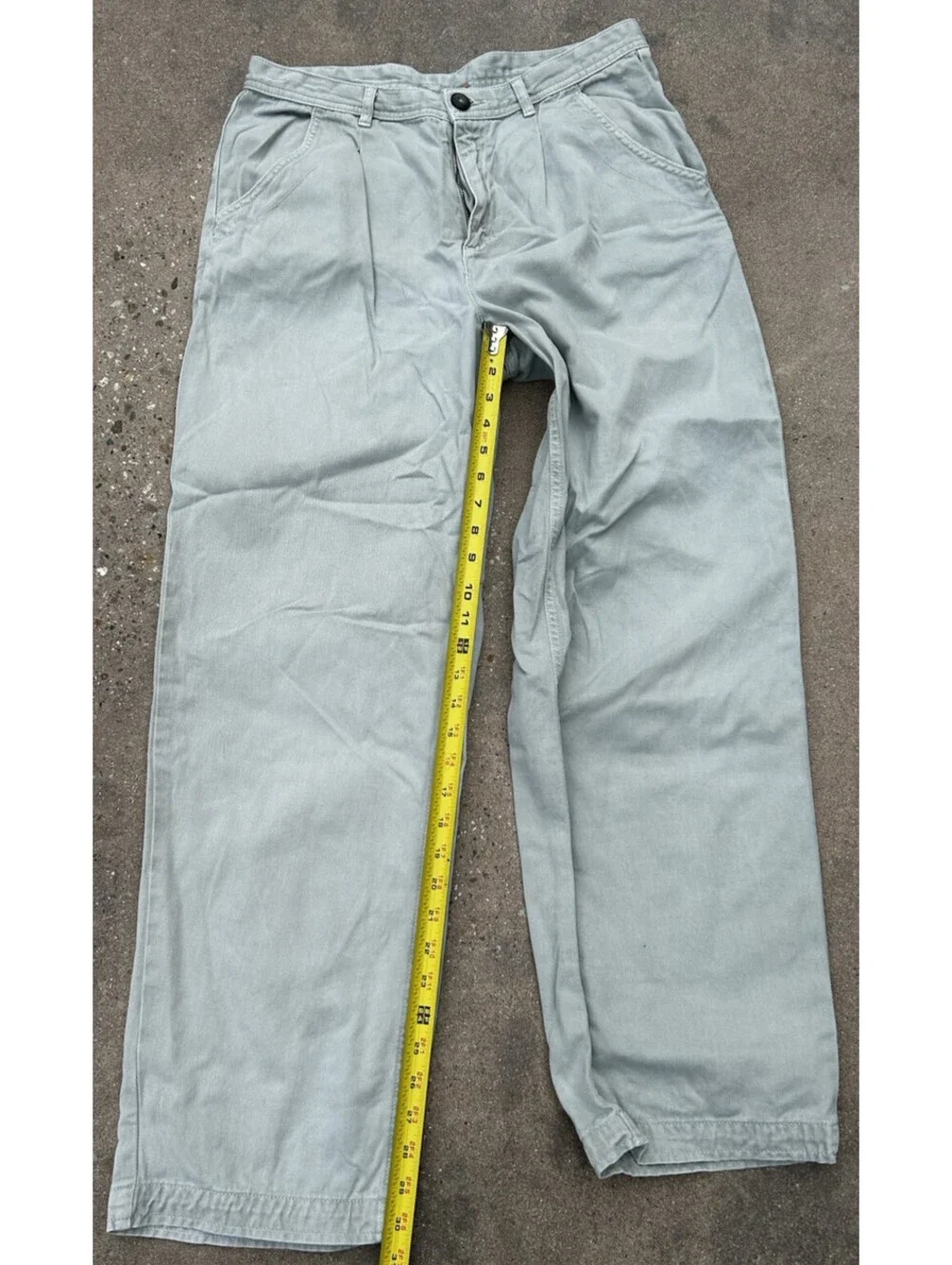 Free People The Pacifica High Rise Slim Straight Leg Kelly Green Jeans Sz 12